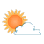 It is forecast to be Partly Cloudy at 7:00 PM EDT on September 20, 2015